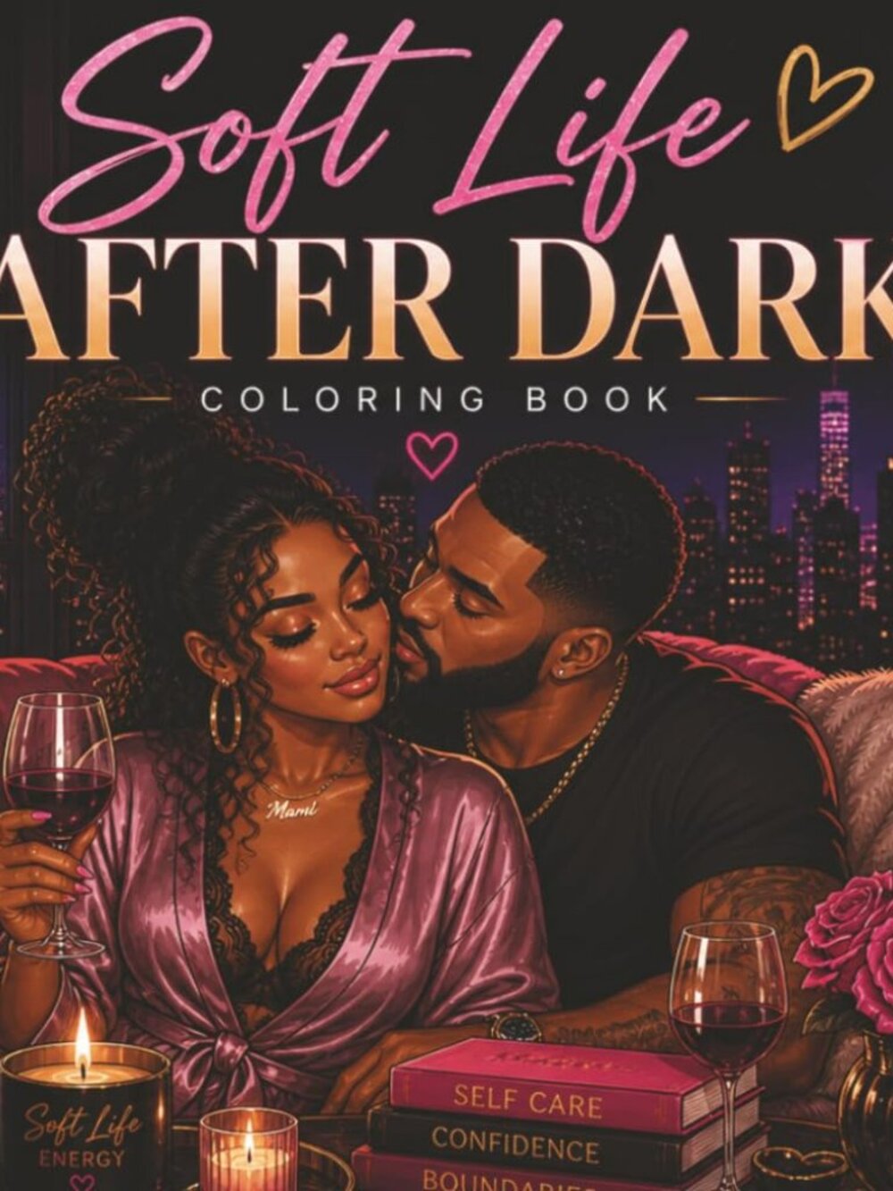NWT Soft Life After Dark Coloring Book